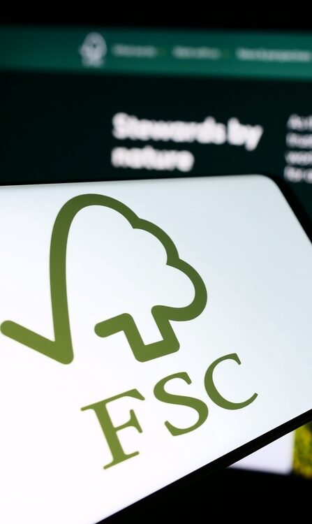 Stuttgart,,Germany, , :,Smartphone,With,Logo,Of,Organisation,Forest