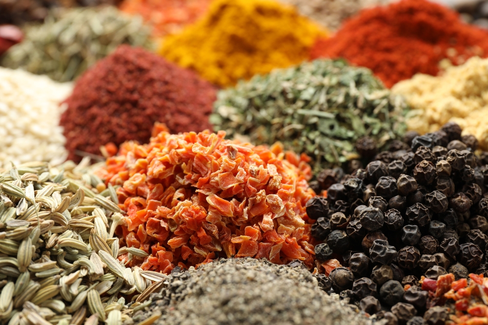 Many,Different,Spices,As,Background,,Closeup,View